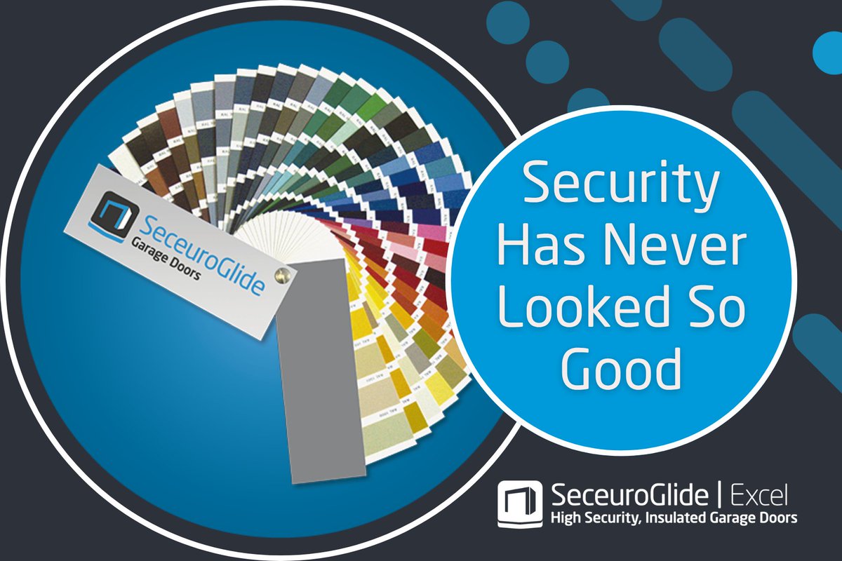 🎨🔒 SeceuroGlide Excel — our most secure roller garage door, now in 18 colours, 3 woodgrains &amp; 36 RENOLIT laminates (+any RAL/BS).

🏡 Match your style without losing LPS 1175 SR1 security.

📚 FREE brochures, samples &amp; swatches available.

#SeceuroGlideExcel #LPCB