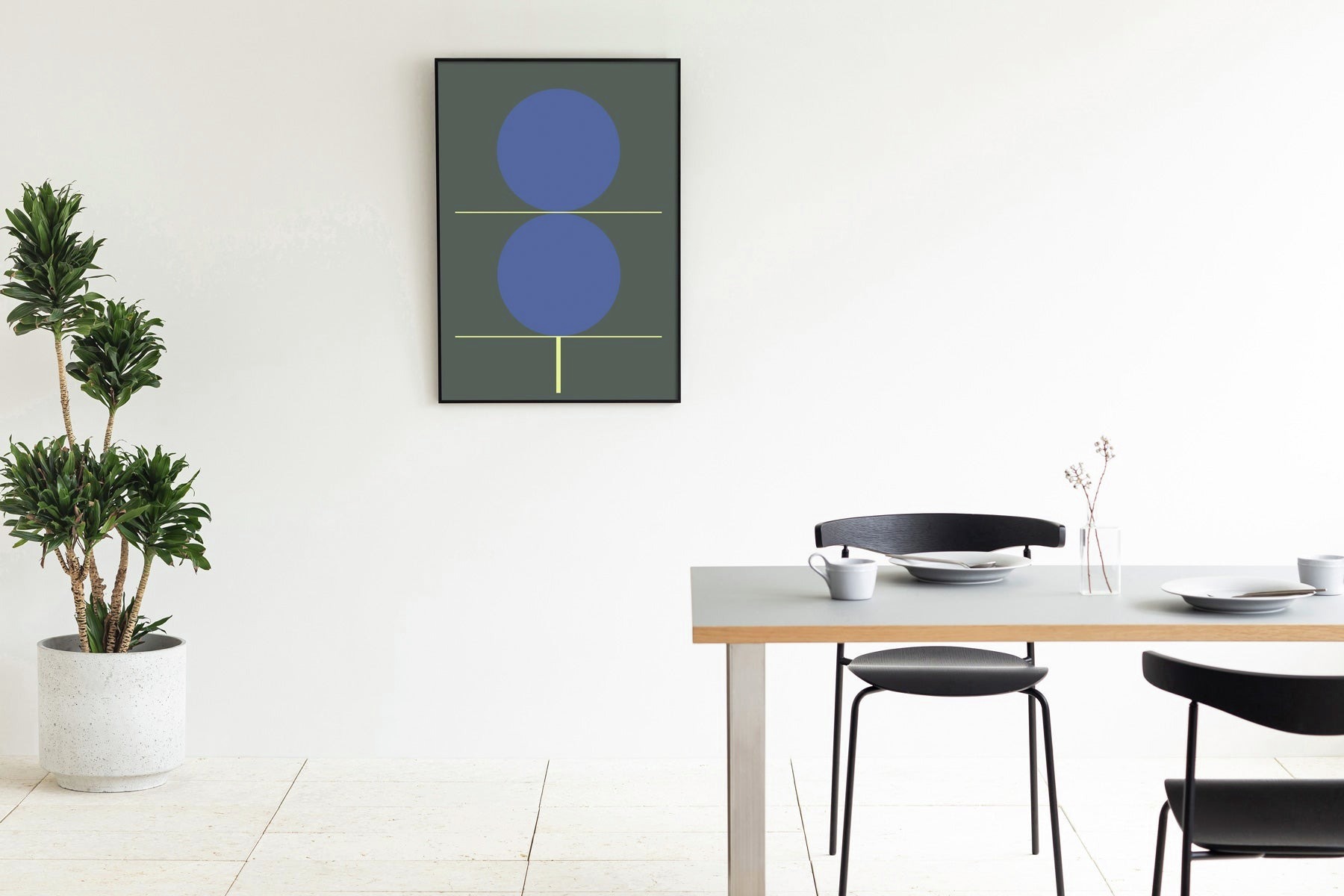 【期間限定お値下げ】kanademono カナデモノ テーブル 105×66 KanademonoPineTable_BlackIline