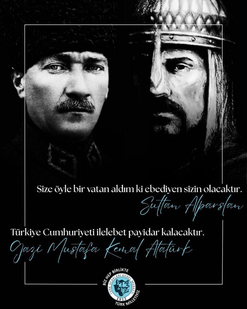 Kutlu #MalazgirtZaferi’nin 954. yıl dönümünü ve şanlı #BüyükTaarruz’un 103. yılını kutluyor, Sultan Alparslan ve Ulu Önderimiz Gazi Mustafa Kemal Atatürk başta olmak üzere bütün şehitlerimizi saygı, sevgi, minnet ve rahmet ile anıyoruz.