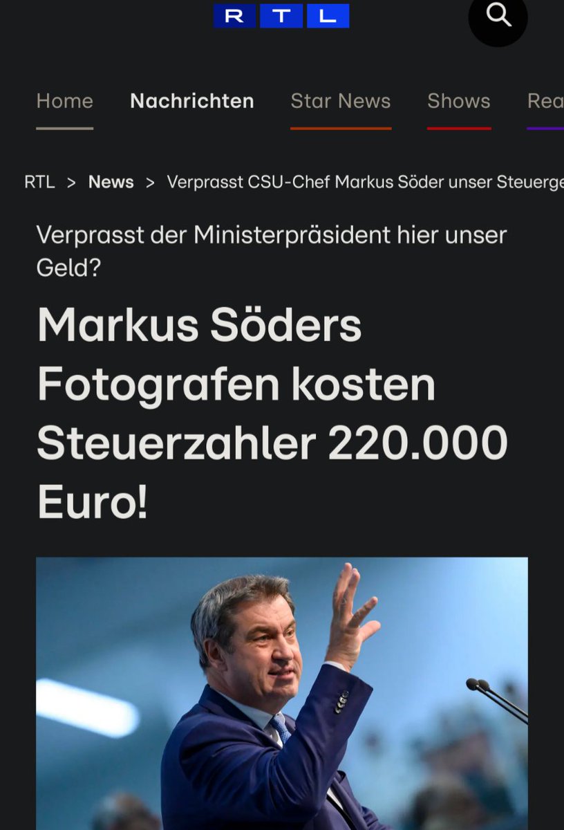 <a href="/AgainstHate2024/">Aktion, Dokumentation, Aufklärung, Recherche</a> <a href="/Markus_Soeder/">Markus Söder</a> Und diese ganzen widerwärtigen Bilder zahlt auch noch der Steuerzahler😡