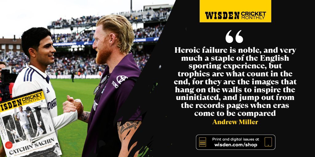 In the latest issue of Wisden Cricket Monthly, <a href="/miller_cricket/">Andrew Miller</a> says time is running out for England to make their case unanswerable  

Order your copy below ⬇️ 

Print: thenightwatchman.net/buy/wisden-cri…   

Digital: pocketmags.com/wisden-cricket…