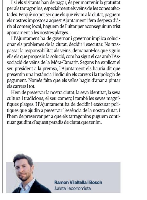 🗞️Avui el <a href="/diarimes/">Diari Més</a> publica aquest article meu, sobre la problemàtica de la massificació de les nostres platges i l’aparcament descontrolat.