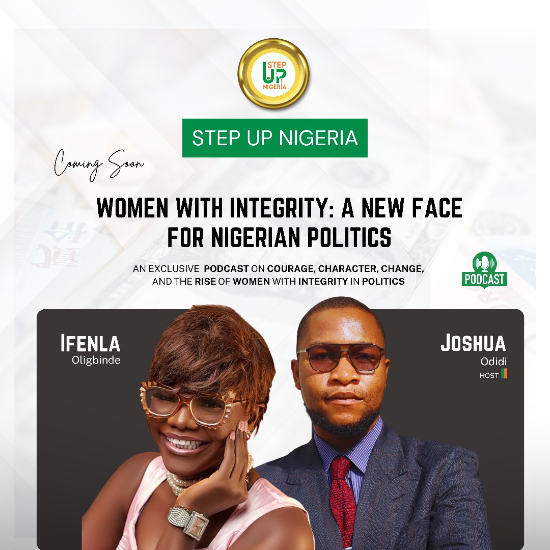 Young Nigerians often ask: “Can you enter politics and still keep your values?”

Our next guest, Ifenla Oligbinde, has lived this question.

Set your reminders for an episode that will challenge and inspire you, as she reveals her setbacks and victories, as she reveals integrity