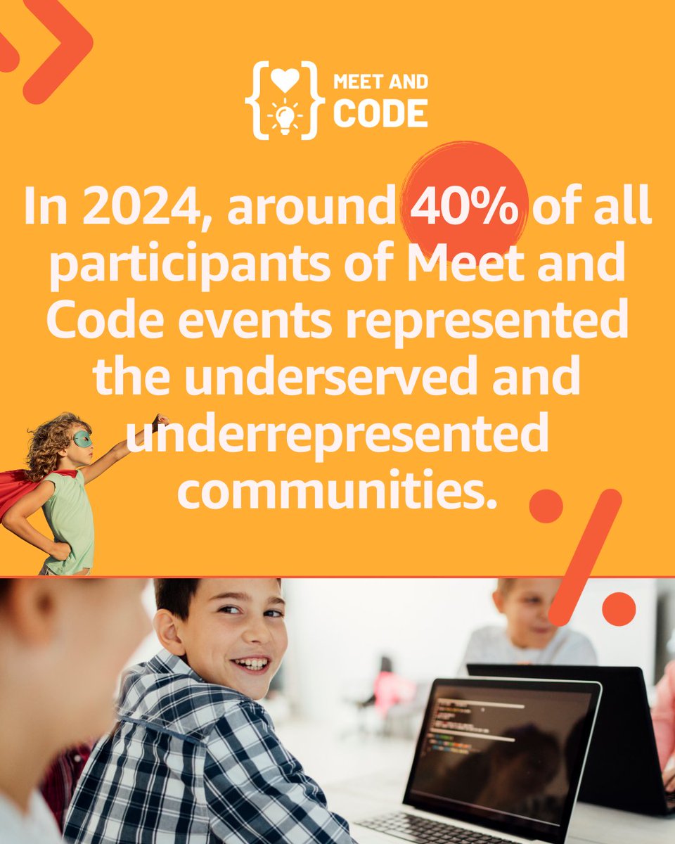 MeetAndCode's tweet image. This is the power of well-planned, inclusive events. 💡 It’s not just about teaching coding skills – it’s about creating access and opportunities for those who usually get left behind. Apply till the end of September!

#MeetAndCode2025