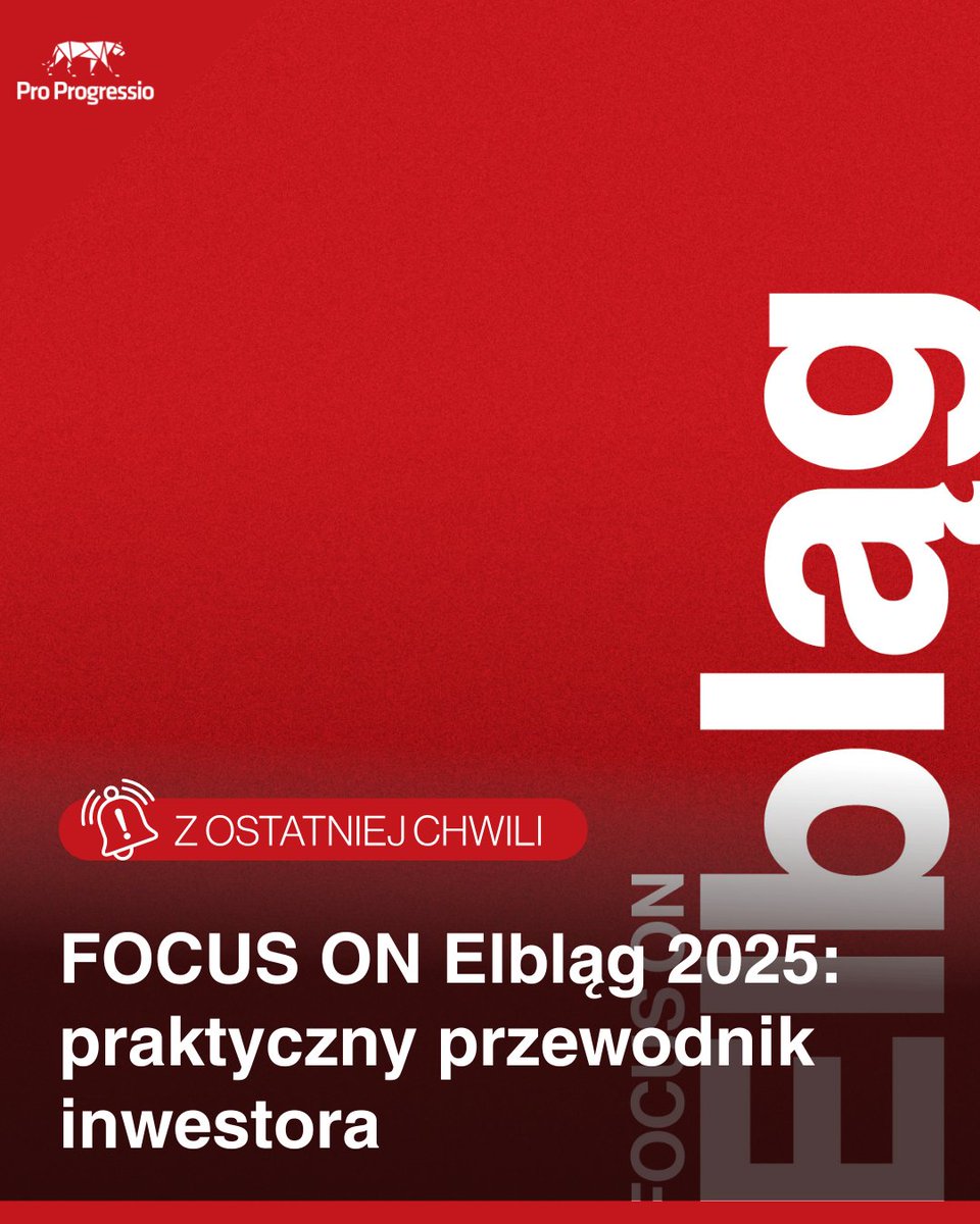 FOB_eu's tweet image. Pro Progressio opublikowała najnowszą edycję swojego raportu FOCUS ON, tym razem poświęconą Elblągowi – miastu o dynamicznym potencjale inwestycyjnym w sektorze nowoczesnych usług dla biznesu. - focusonbusiness.eu/pl//raporty/fo…

#Elbląg #ProProgressio #Raport