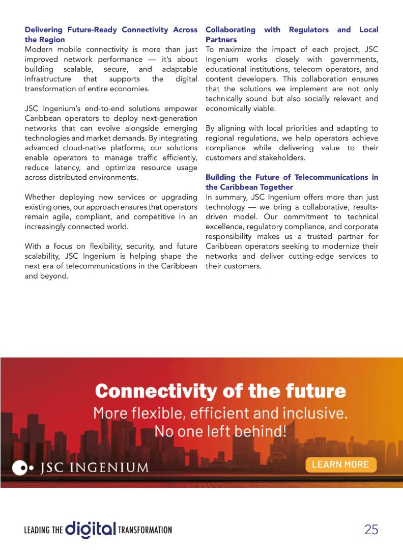 Our CSO, Juan Carlos Buitrago, writes in CANCION -<a href="/CANTO_ICT/">CANTO</a>
magazine- about how JSC Ingenium's end-to-end solutions are helping operators build smarter, more scalable networks.

📖P. 23 eu1.hubs.ly/H0myQwf0

#MNO #MVNO #CoreNetwork #BSS #Networksolutions #JSCIngenium #CANTO