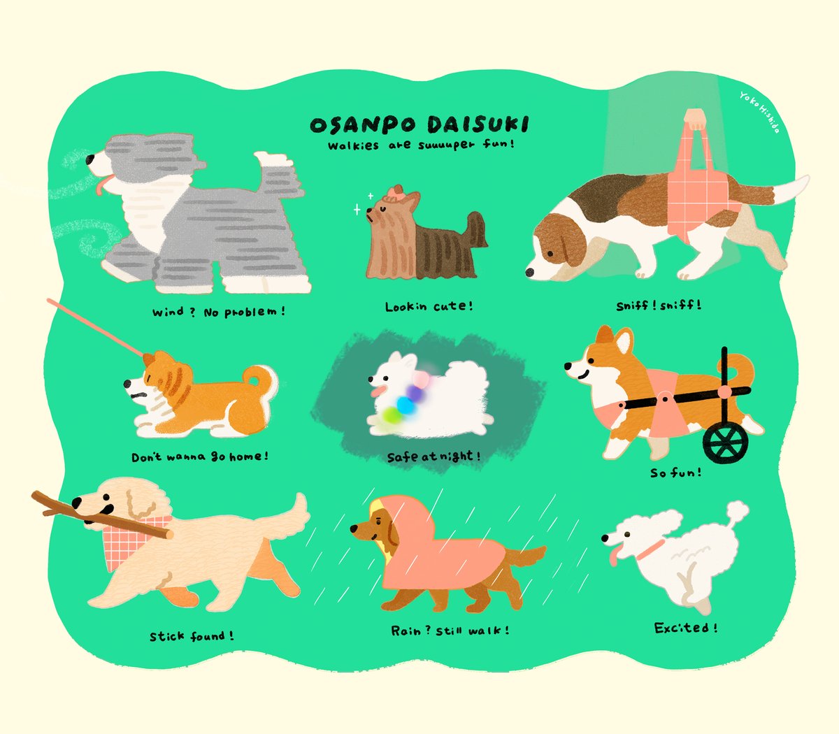 おさんぽだいすき✨🐶✨️#世界犬の日