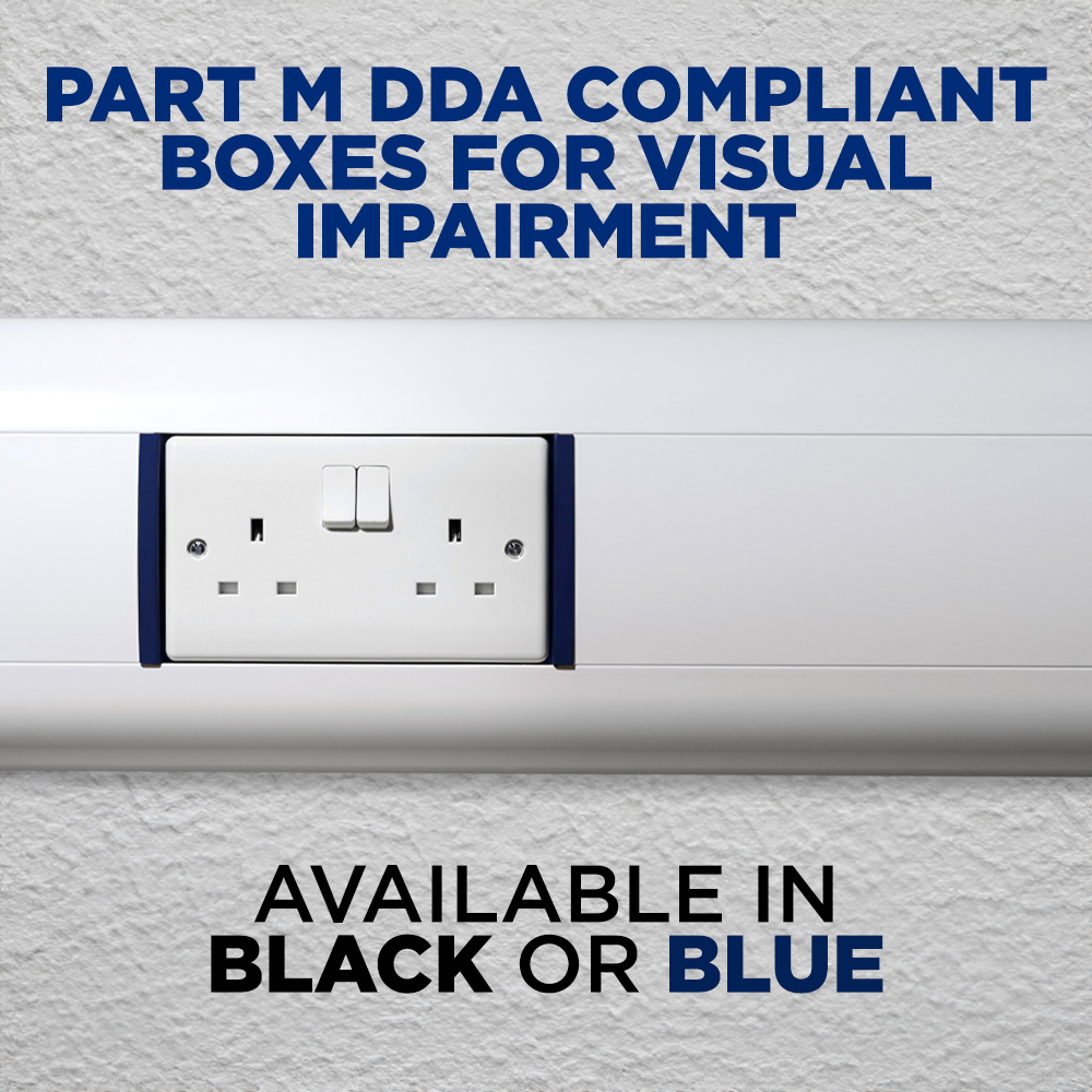 MTufflex's tweet image. We have 1 and 2 gang Part M compliant  accessory boxes compatible with our PVC-U and Aluminium trunking systems.

Available in black or blue 💙

#Trunking #EelctricalInstallation #Electrical #Sparky #PartM
