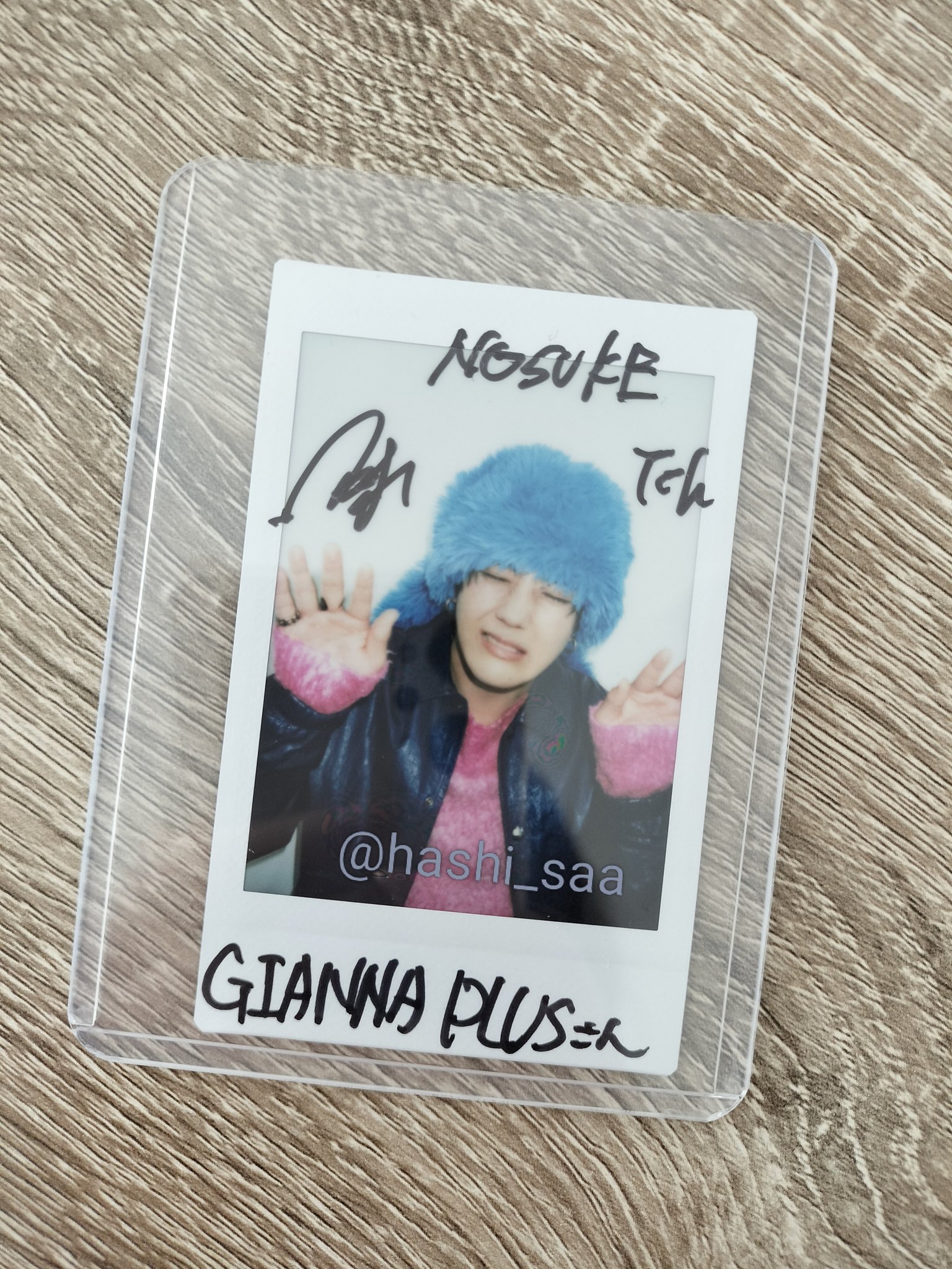 TJBB NOSUKE チェキ サイン お箸🥢 on X: 