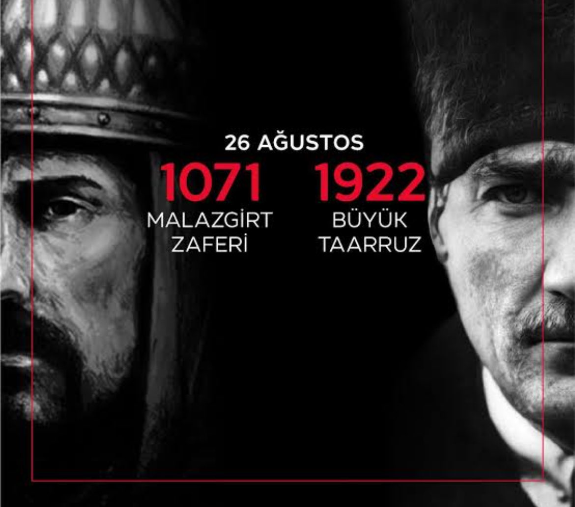 1071'de Sultan Alp Arslan'ın önderliğinde Malazgirt'te açılan kapılar, 1922'de Gazi Mustafa Kemal Atatürk'ün başkomutanlığında Büyük Taarruz ile ebediyen mühürlendi🧿❤️