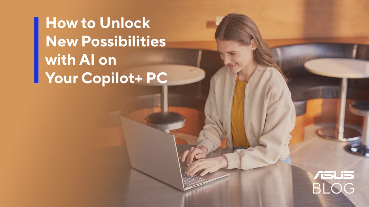 ASUSEgypt's tweet image. Copilot+ PCs are a new breed of laptops, designed to make AI accessible to everyone, everywhere. Click the link below to read how they can revolutionize the way you use a laptop for work and play!

#ASUSBlog
#copilotpluspc #copilot #aipc #ailapto