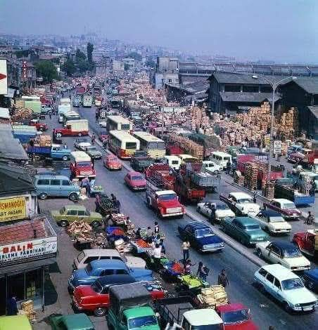 Eminönü sebze hali Yıl 1980