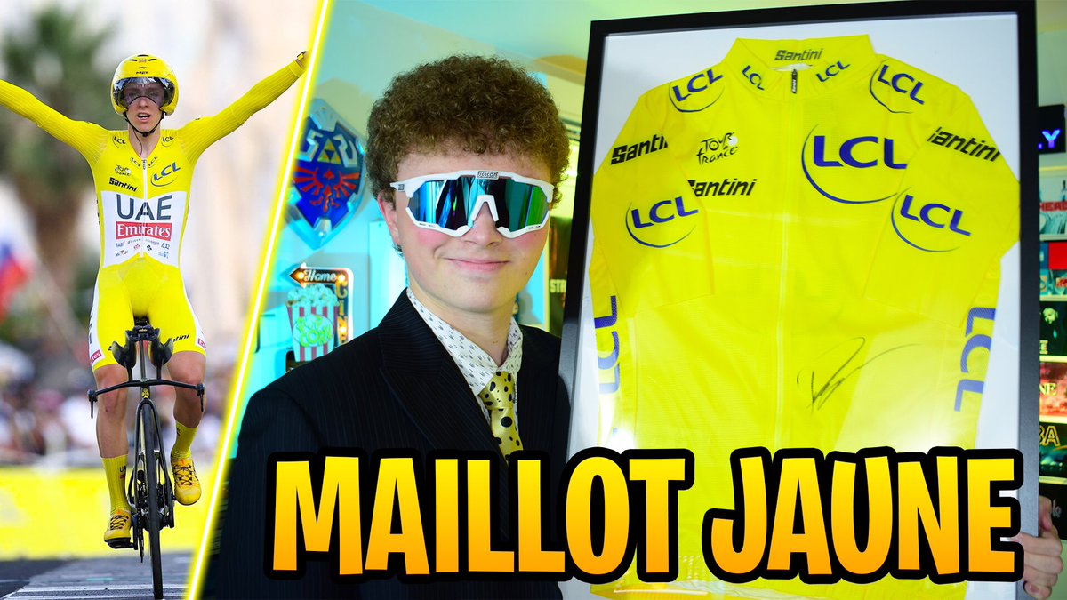 MattOrnorme's tweet photo. Ma vidéo sur « Le Maillot Jaune du Tour de France » est toujours disponible sur la chaîne ! 🚴🏻‍♂️

➡️ https://t.co/ZgWuKVk2wG

#tourdefrance #tdf #cyclisme #bike #mattornorme https://t.co/lMML2qx1dN
