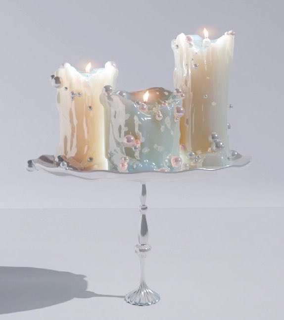 溶けてるパールキャンドル🕯️🦪