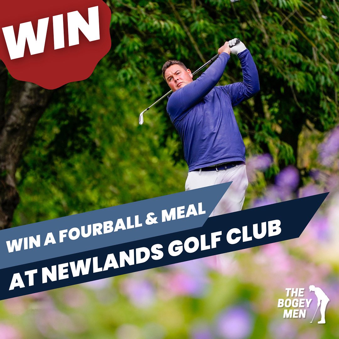 The Bogey Men &amp; Newlands Golf Club have teamed up to give you and your mates a great day out!

Win a Four-Ball with a meal at Newlands Golf Club – with easy access from the M50 and N7, Newlands is the perfect location for business and pleasure. Enjoy 18 holes on their superb