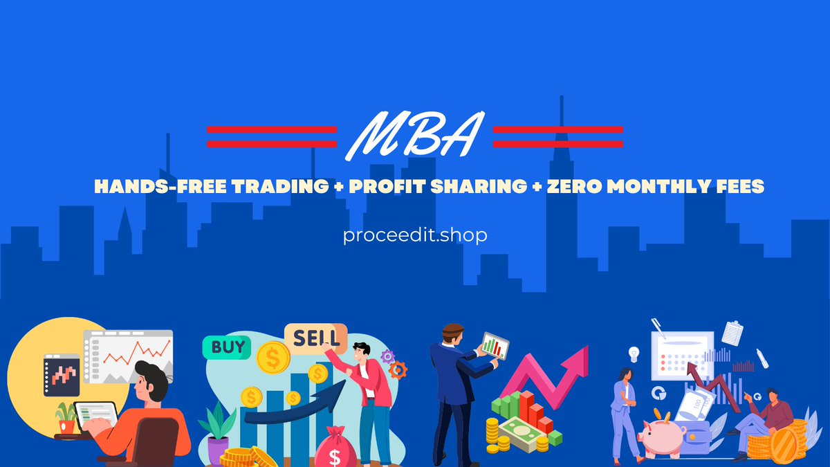 Proceedit's tweet image. ⚡️⚡️⚡️ Product Breakdown: MBA50⚡️⚡️⚡️
MBA = Hands-free trading + Profit Sharing + Zero monthly fees
How it works:
Trades are automated directly in your account.

You only pay 50% of profits.

No profits = no charges.

Multi-broker support starting with Interactive Brokers.

Try…