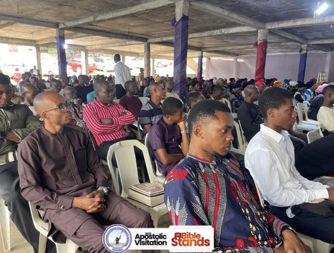 wccrmabuja's tweet photo. Photo Highlights of the Diocesan Pastor's special visit to Nyanya District - The Bible Stand.
#WCCRM
#ApostolicVisit
#NyanyaDistrict
#wccrmabuja
#PstGideonUdeh https://t.co/Kaq6b3k5MV
