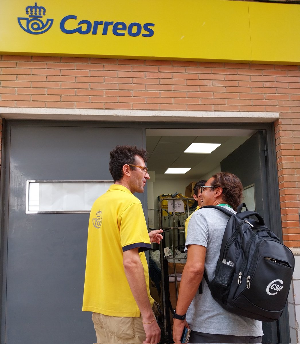 Como cada día,  los delegados de CSIF están al lado de los compañeros y compañeras de <a href="/Correos/">Correos</a> | #TodoxTodos