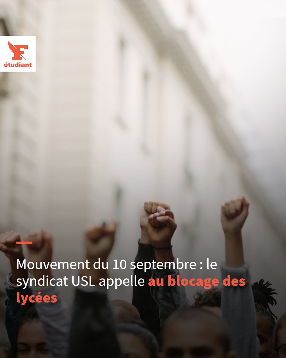 Le premier syndicat lycéen appelle à rejoindre la mobilisation contre le projet de budget du gouvernement Bayrou.
➡️ l.lefigaro.fr/Pfm
<a href="/USLSyndicat/">Union Syndicale Lycéenne | USL</a>