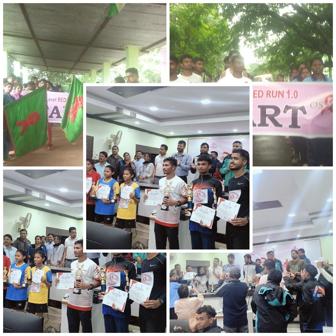 odishasacs's tweet photo. Red Run Marathon at Koraput!
Organised by CPM, DISHA &amp; Nabarangpur, the event highlighted the spirit of awareness and fitness. Prize &amp; Certificate distribution was held under the Chairmanship of ADPHO (TB) &amp; DACO, Koraput.
#RedRun #HIVAwareness #Koraput #YouthForChange https://t.co/vW9BTqJ17l