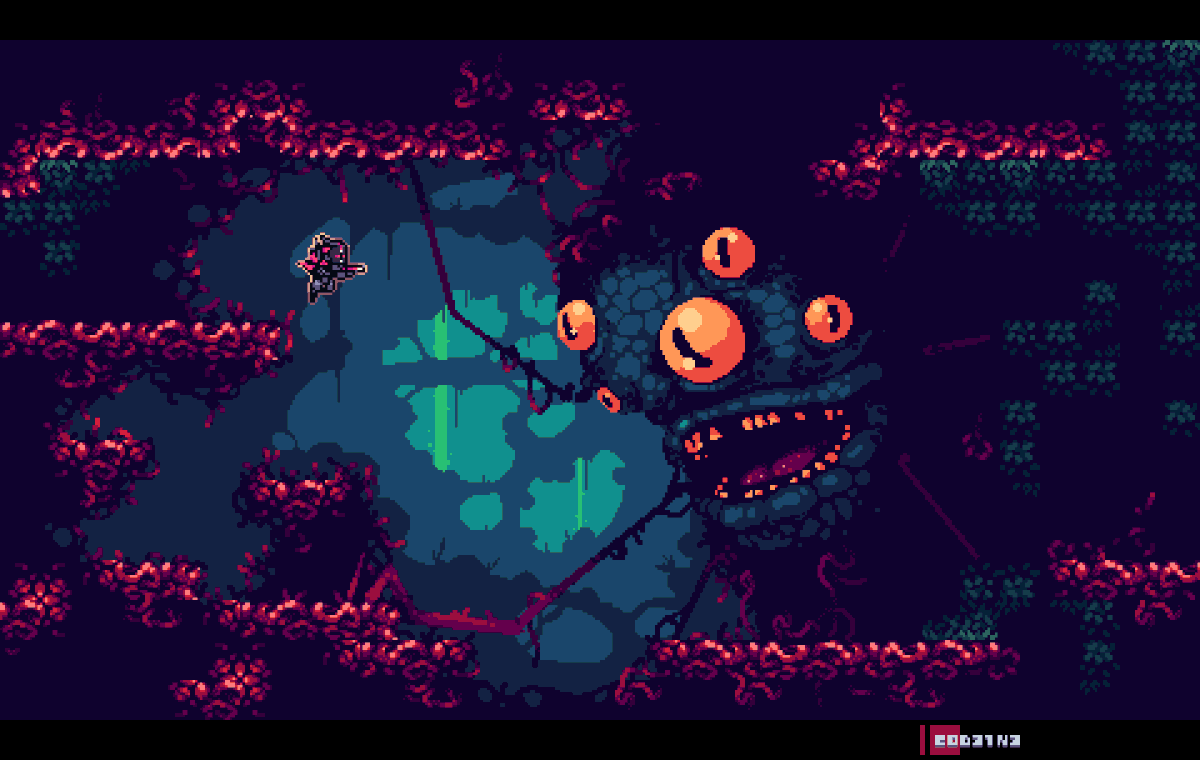 --- ฿Ø₴₴ --- 

Every dungeon has its heart… this one beats with something monstrous.

#PixelArt #indiedev