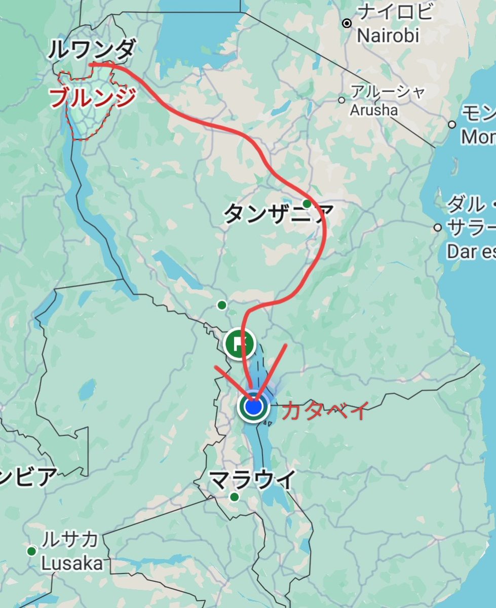 exitworker's tweet image. タンザニアに入ったらなぜかXにログイン不能に。埃だらけの茶色がかった国を5日かけてバスで走り抜け、隣国のマラウイ湖ほとりの街カタベイの宿へ。Xも復旧し、新鮮な空気と透明な青い湖水に癒やされる。#アフリカ縦断　#マラウイ