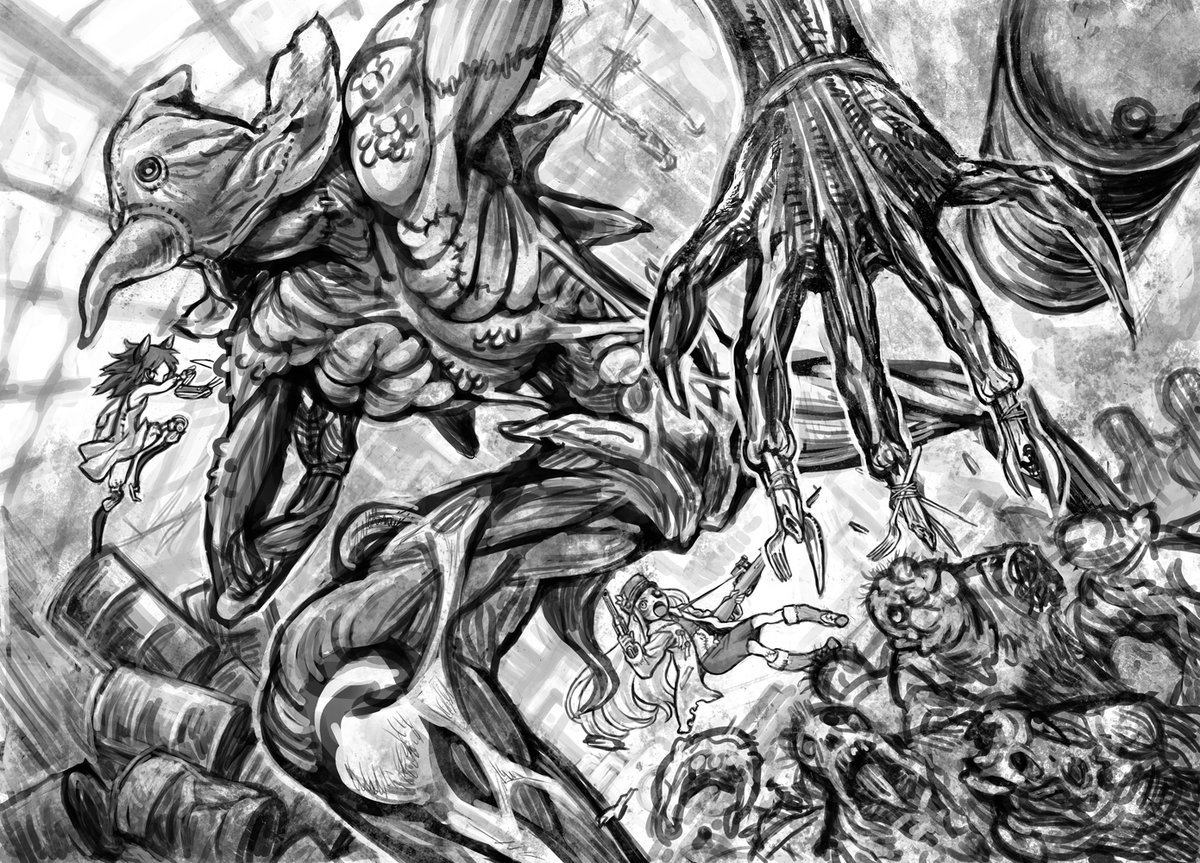 わりとネクロニカのアイコンにもなってるゴライアスくんをデザインしたのは私だ。 