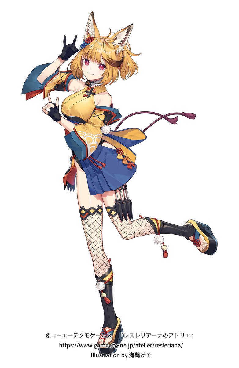 umiu's tweet image. 「レスレリアーナのアトリエ」にてただいまピックアップ中の「鬼門」及び「此岸永遠」のキャラクターデザインと立ち絵を担当しました。よろしくお願いします！

#レスレリアーナのアトリエ 
#レスレリ