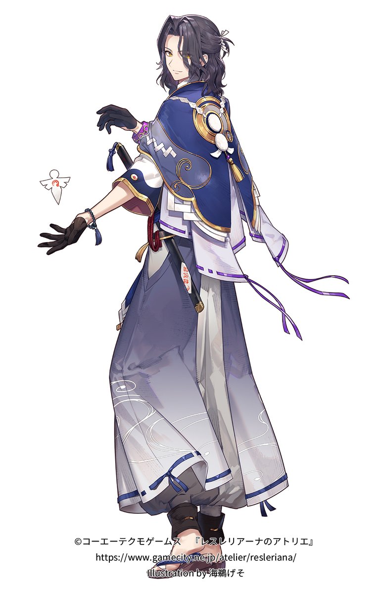 umiu's tweet image. 「レスレリアーナのアトリエ」にてただいまピックアップ中の「鬼門」及び「此岸永遠」のキャラクターデザインと立ち絵を担当しました。よろしくお願いします！

#レスレリアーナのアトリエ 
#レスレリ