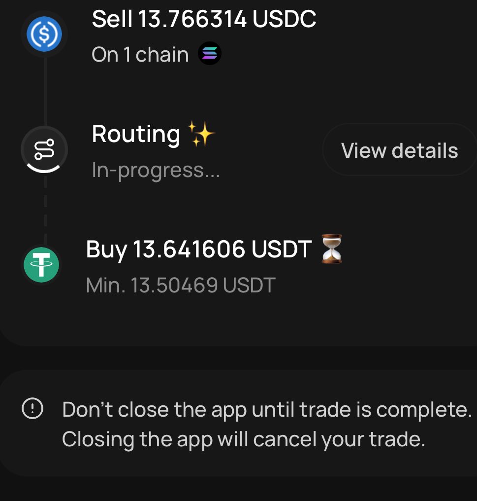 OMA (@divachunli) on Twitter photo Just used <a href="/defidotapp/">Defi App 🎩</a> to swap $USDC → $USDT and here’s what stood out:
✅ Gas was only about $0.10
✅ No need to bridge when swapping tokens of different network
✅ Super smooth experience overall
Makes tracking Yap and trading way easier.
<a href="/turkxbt/">turk</a> <a href="/IdMintThat/">Mick L1 🔺✨</a> Just used <a href="/defidotapp/">Defi App 🎩</a> to swap $USDC → $USDT and here’s what stood out:
✅ Gas was only about $0.10
✅ No need to bridge when swapping tokens of different network
✅ Super smooth experience overall
Makes tracking Yap and trading way easier.
<a href="/turkxbt/">turk</a> <a href="/IdMintThat/">Mick L1 🔺✨</a>