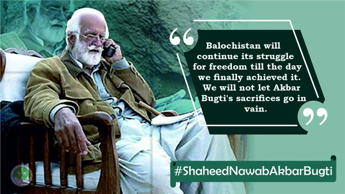 Aneesa baloch (@aneesabaloch6) on Twitter photo We will not let Akbar Bugti's sacrifices go in vain.  #ShaheedNawabAkbarBugti We will not let Akbar Bugti's sacrifices go in vain.  #ShaheedNawabAkbarBugti
