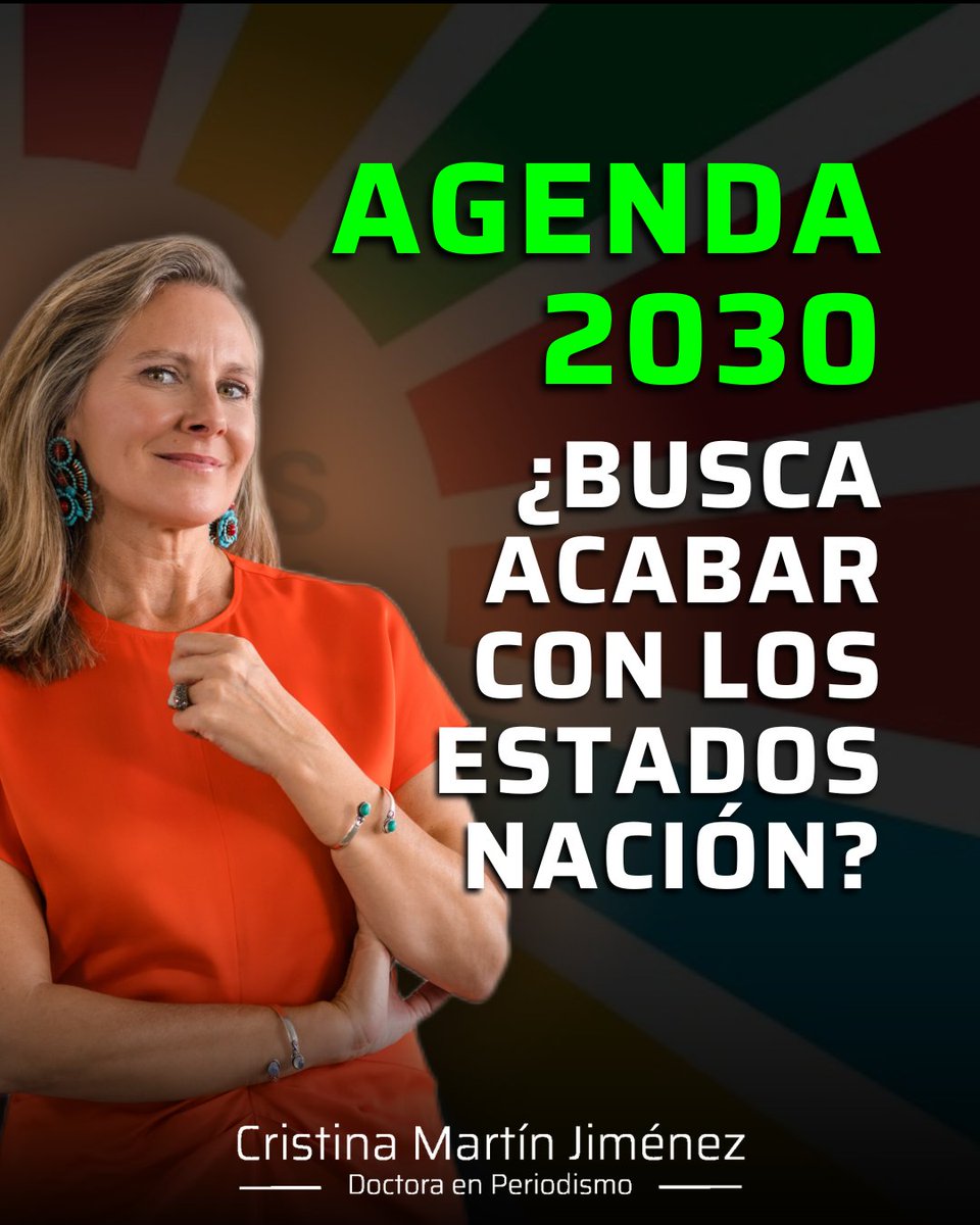 Hay que defender a los estados y su soberanía...no dejemos que prospere la Agenda 2030