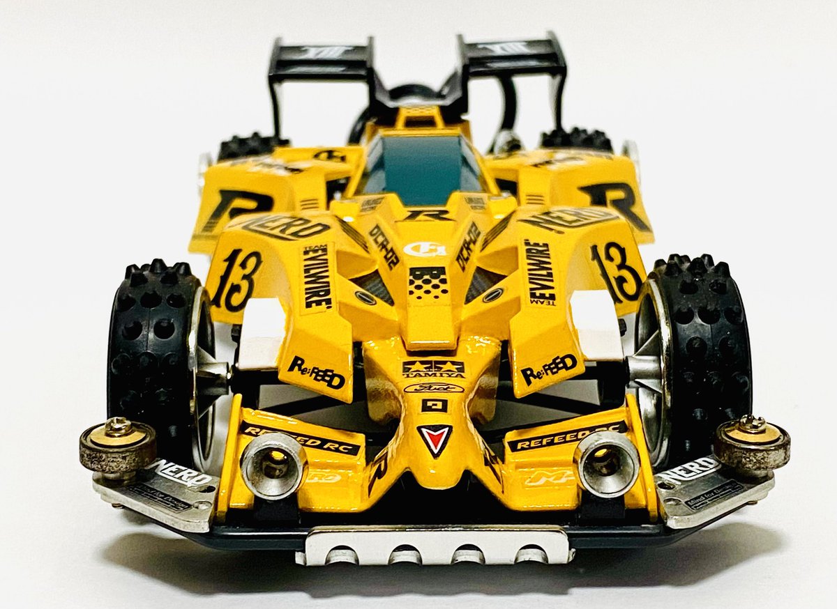 #ReFEEDコンデレ6

マシン名:サンドブレイカーREFEEDedition

シャドウブレイカーをバギー化しました。
それだけでは面白くないので、未来にフォーミュラーバギーのレースがあるとして近未来的なイメージで作成してます。
公式エントリー終了したので提出致します🙇‍♂️

#ミニ四駆　#mini4wd