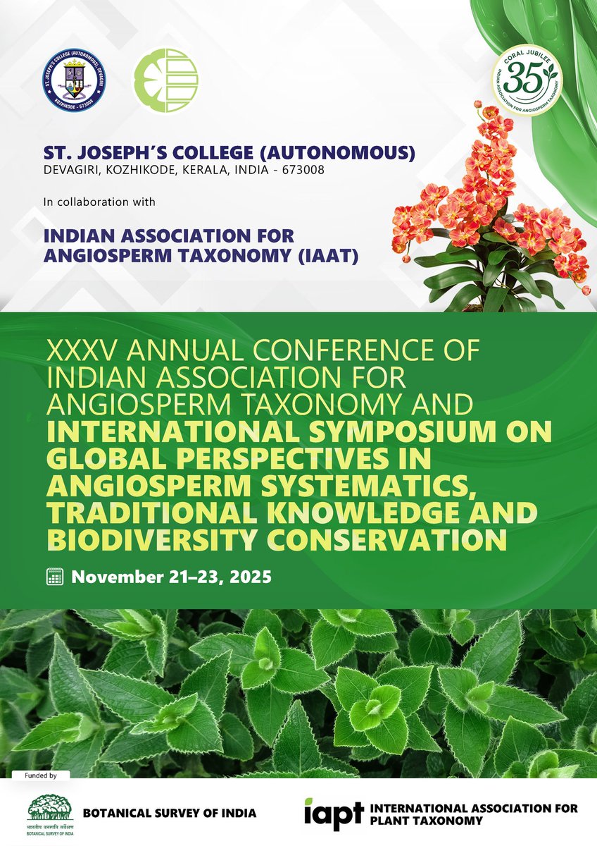 Indian Association for Angiosperm Taxonomy tweet media