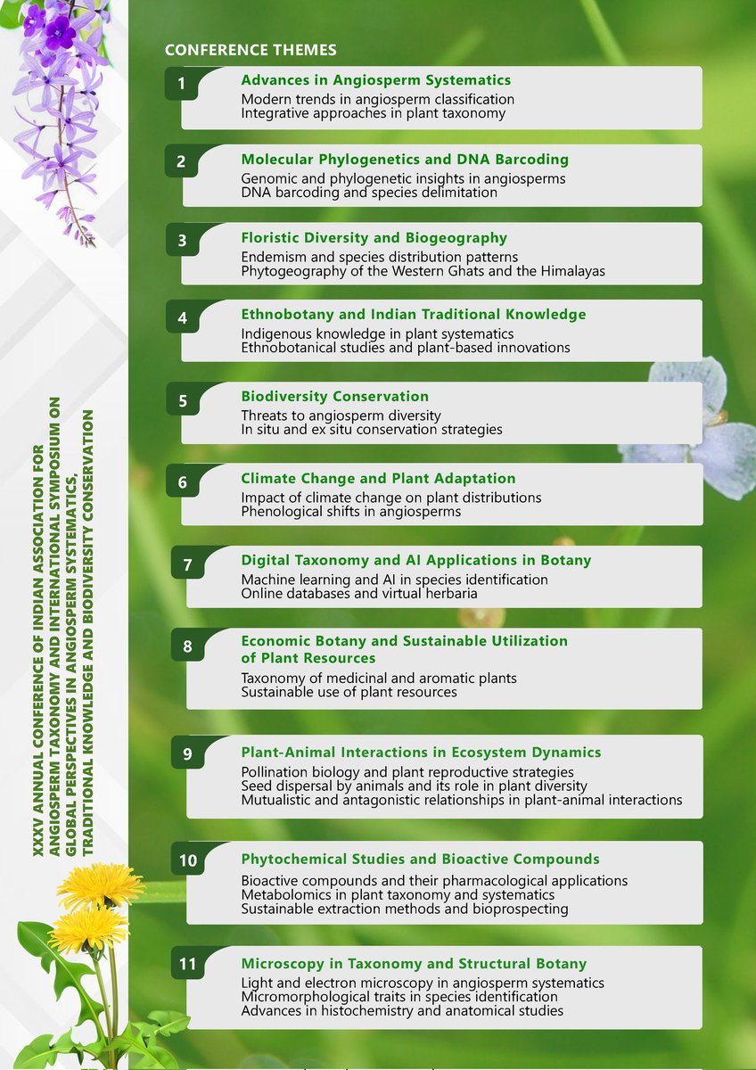 Indian Association for Angiosperm Taxonomy tweet media