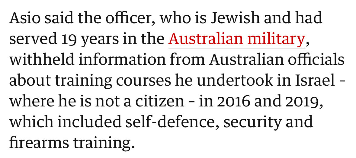 The same ASIO that missed an actual israeli spy in the ADF for 19 years, is now certain that Iran orchestrated a spate of ‘anti-semitic’ attacks on Australian synagogues, by way of graffiti and arson - despite Iran being home to more than 100 synagogues.