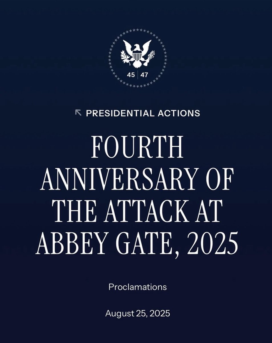 Kagan_M_Dunlap's tweet image. 📺: The 4 year anniversary of the attack on Abbey Gate at Hamid Kharzai International Airport.

Do me a favor today, take a moment to remember the following 13 people who lost their lives at Abbey Gate 4 years ago. Just take 5 minutes and say their names out loud so they are not…