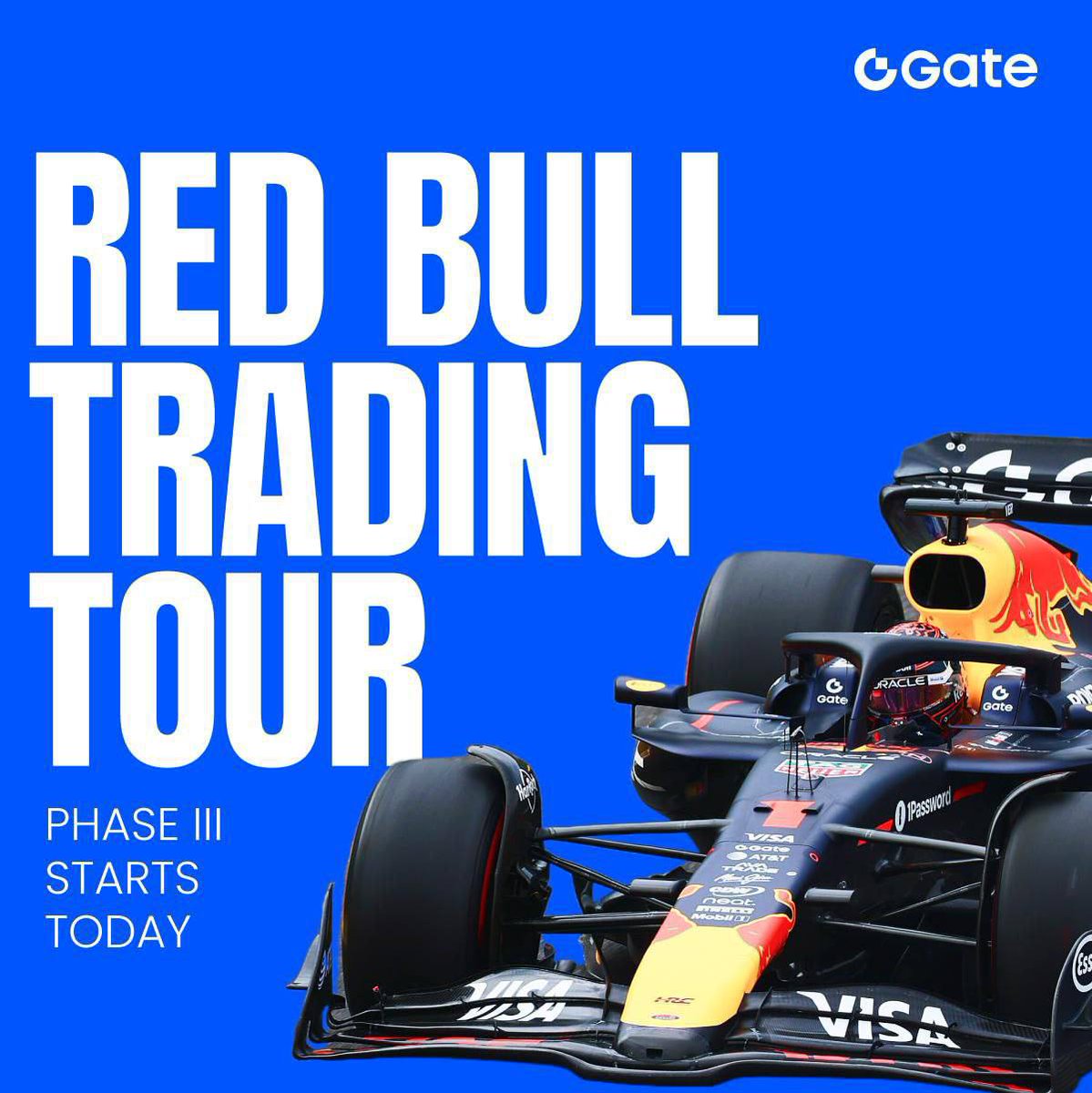 Red Bull Trading Tour is back  Phase III!
🔹 15,000 USDT bonus prize pool for copy trading users
🔹 Sprint for the 20,000 GT grand prize + newcomer rewards. 

👉 Join now: gate.com/en/announcemen…

#RedBull #GateRedBullRacingTour #F1GrandPrix