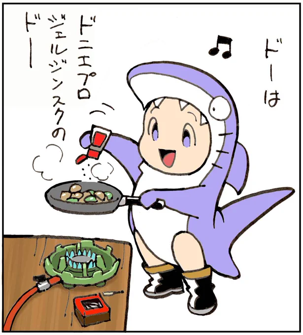 今日は結婚記念日なので家でディナー。
僕が料理担当で、家族のリクエストに応えたらスパゲッティ、生ハム、ほうれん草ベーコンソテー、コーンスープ…
サイゼリヤみたいなメニュー^_^

…料理してる絵ってあんまりないな。 