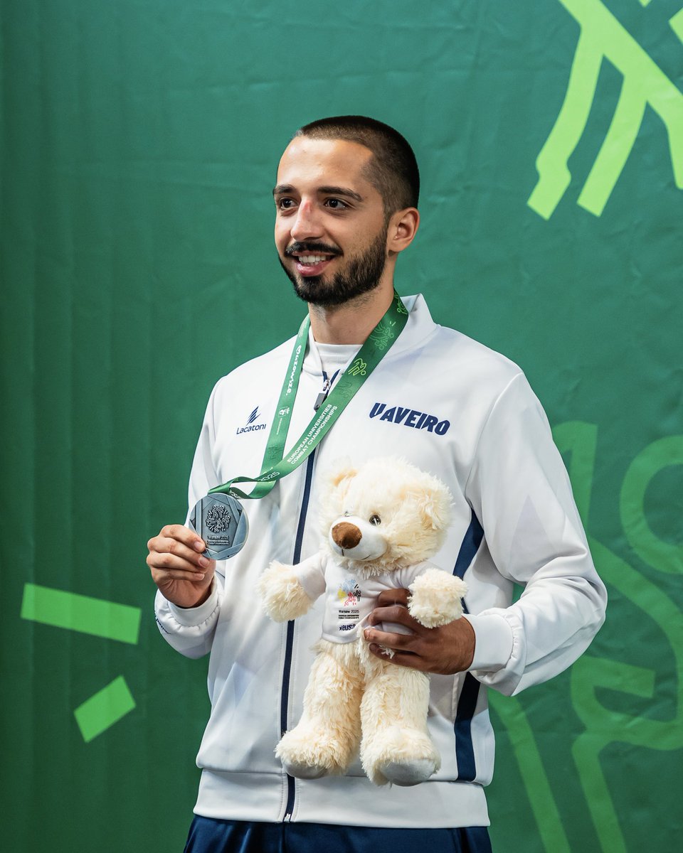 SCPModalidades's tweet image. Rodrigo Marques, do #KickboxingSCP, conquistou a medalha de prata 🥈  no Campeonato Europeu Universitário, realizado em Varsóvia 👏

Parabéns, Leão! 🦁