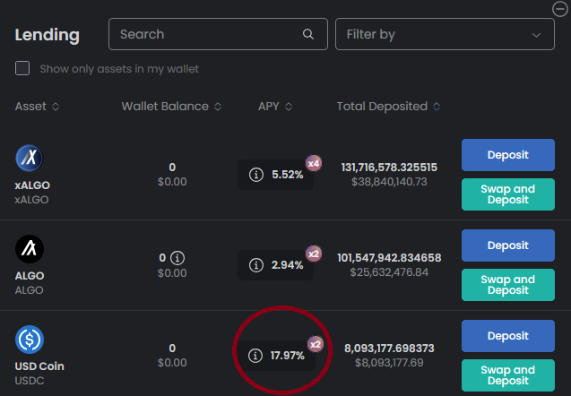 braudel_algo's tweet image. $USDC APY is at ~18% on @FolksFinance at the moment 

👀