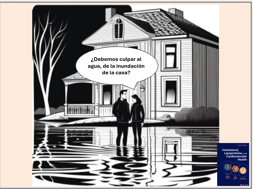 Culpar a LDL de la aterosclerosis es como culpar al agua de la inundación

Y con poderosas bombas (hipolipemiantes) lograr reducir el agua dentro de la casa

Por supuesto que sobrelleva el problema, y por supuesto que la usaría

Pero tal vez debemos mirar el entorno, para