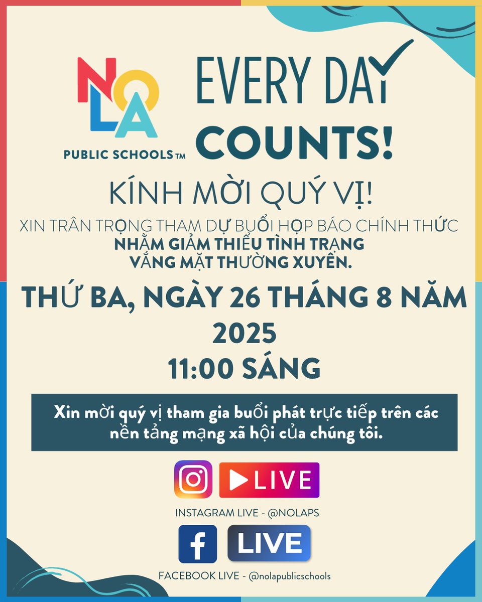 We’re launching the Every Day Counts campaign!
-
Estamos lanzando la campaña “Cada Día Cuenta”
-
Chúng tôi đang khởi động chiến dịch “Mỗi Ngày Đều Quan Trọng”