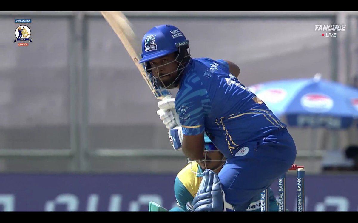 CricketQuickBuz's tweet photo. FIFTY FROM JUST 26 BALLS BY SANJU SAMSON IN KCL 🥶
- Sanju is coming to rule the Asia Cup.
#BlueRibbonified #realmeNextGenPioneer #AltPMSLaunch #ElvishYadav #ElvishArmy https://t.co/nJgU6o9knE