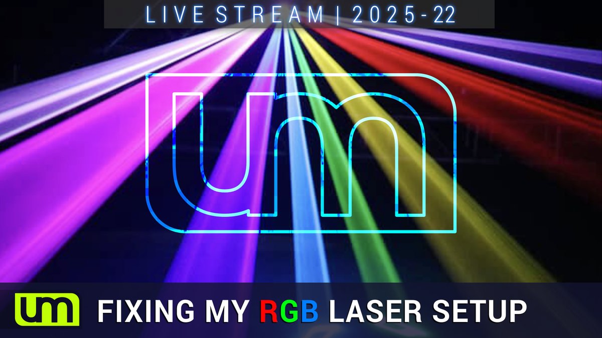 Next #LiveStream I'm going to see if I can fix my broken #RGB #Laser and get it running with chat again!
youtube.com/live/eWBc18YyT…