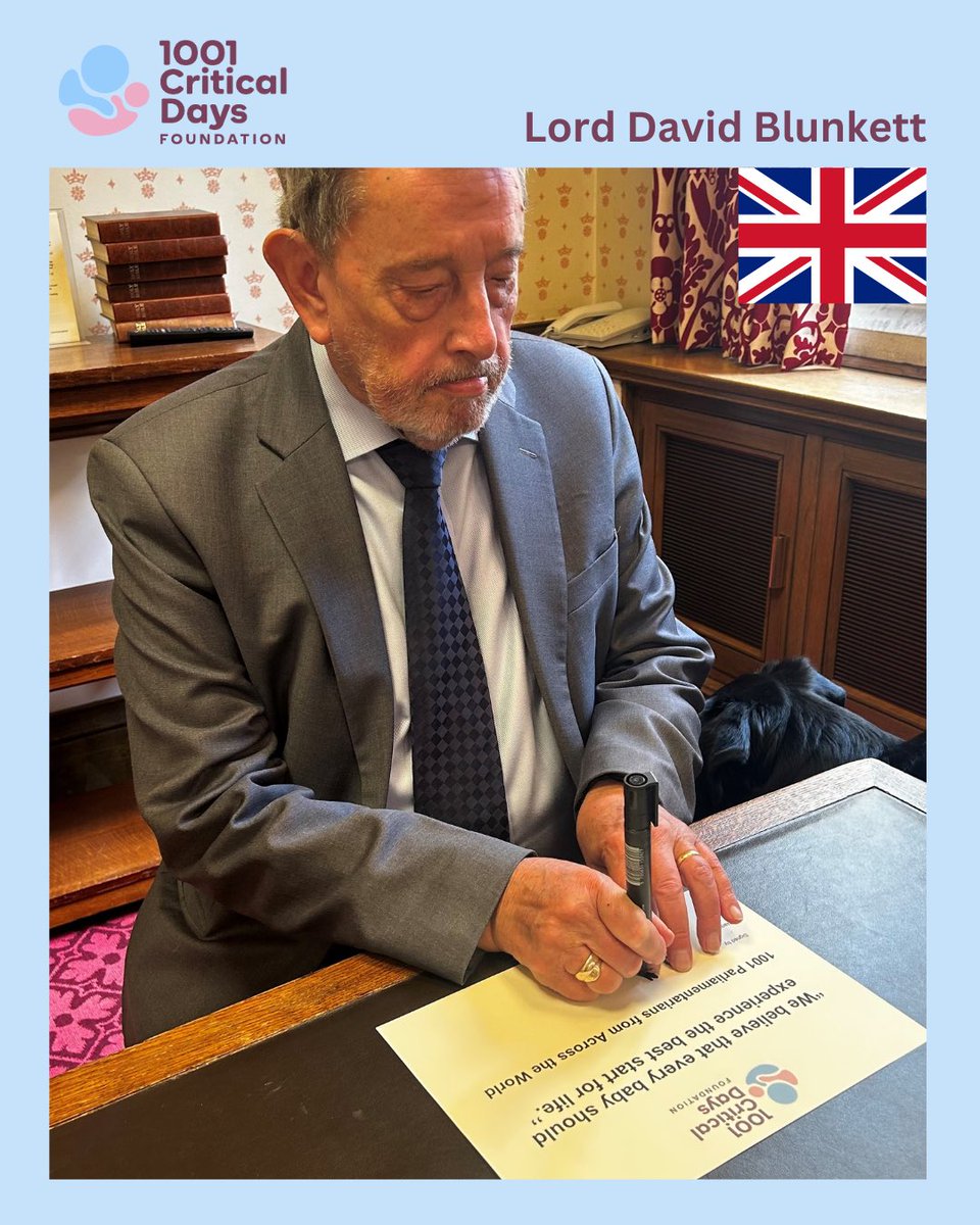 1001 Critical Days Foundation (@1001cdf) on Twitter photo Our Declaration of the Day is from Lord David Blunkett, Patron of the 1001 Critical Days Foundation. 👶✨
A tireless advocate for babies and families, he signed our declaration reaffirming the belief that every baby deserves the best start in life 💛
#1001CriticalDays Our Declaration of the Day is from Lord David Blunkett, Patron of the 1001 Critical Days Foundation. 👶✨
A tireless advocate for babies and families, he signed our declaration reaffirming the belief that every baby deserves the best start in life 💛
#1001CriticalDays