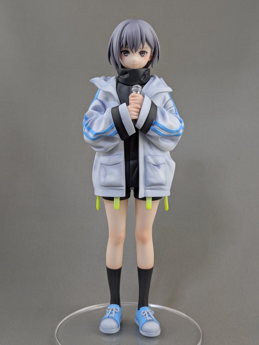 原型 karaageさんのガレージキットMyGO!!!!! 4th LIVE 前へ進む音の中で
高松燈 完成しました！
MVを色々参考にしつつ、ジャケットの質感と影の表現にめちゃくちゃ力を入れました😆