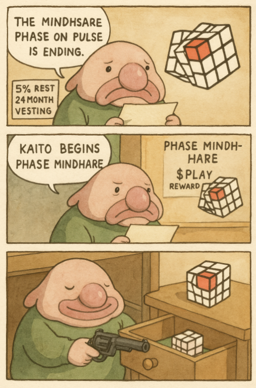 Arche (@archefide) on Twitter photo Blubby almost went full degen... ๐ซ ๐ซ
But then saw Kaito Phase Mindshare is starting ๐
+ $PLAY rewards incoming ๐๐ก
Vesting FUD? Nah. We vibing with the cube ๐งโจ
yap about <a href="/playAInetwork/">Play AI ๐ฒ๐ฎ</a> ftw. Blubby almost went full degen... ๐ซ ๐ซ
But then saw Kaito Phase Mindshare is starting ๐
+ $PLAY rewards incoming ๐๐ก
Vesting FUD? Nah. We vibing with the cube ๐งโจ
yap about <a href="/playAInetwork/">Play AI ๐ฒ๐ฎ</a> ftw.