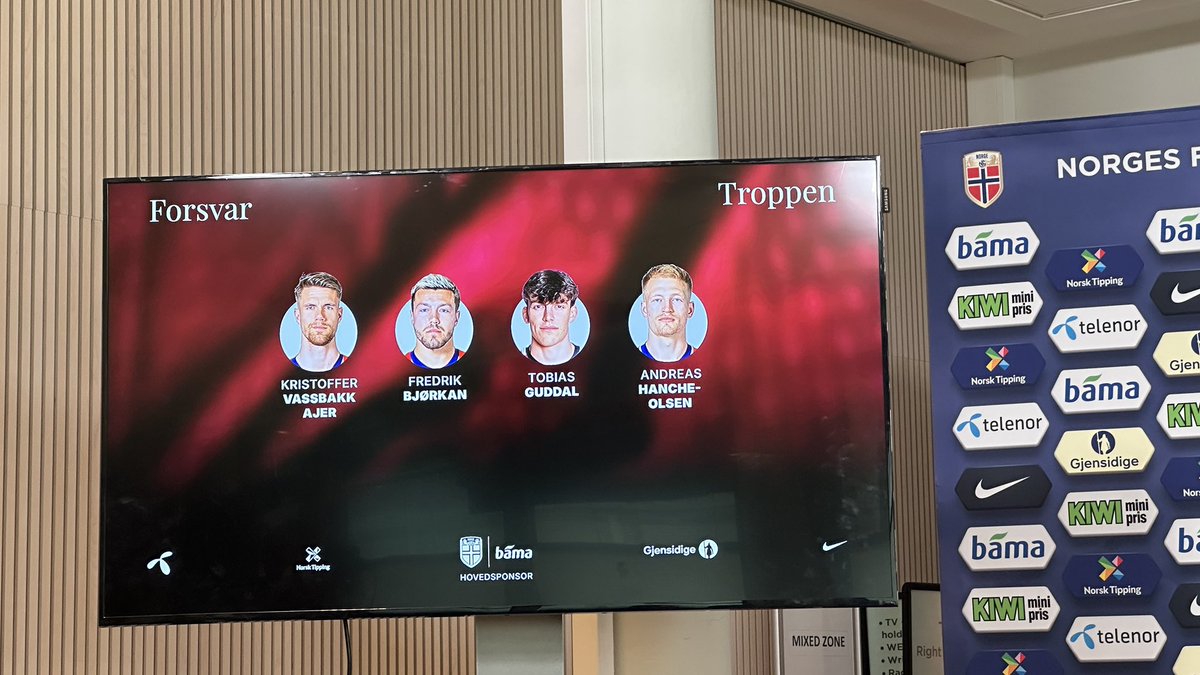 Tromsø-midtstopper Tobias Guddal belønnes med landslagsplass til kampene mot Finland og Moldova.