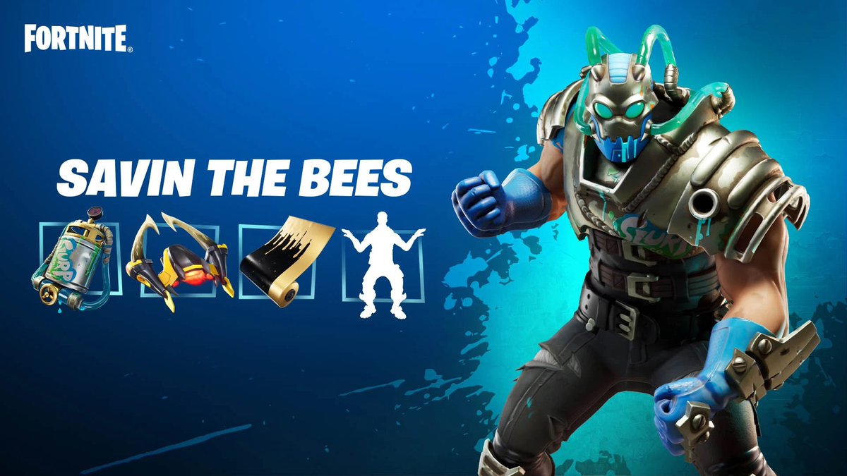 The following #Fortnite locker bundles are set to return to the shop soon: 

• Typical Gamer's Locker (1090 days ago)

• SavinTheBees Locker (1,050 days ago)